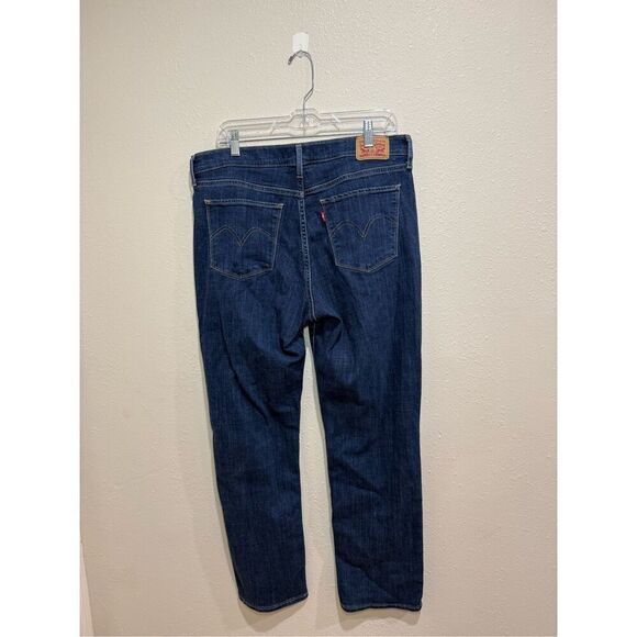 Levi’s Classic Straight Leg Jean Dark Blue Women’s Size 32 - Picture 2 of 6